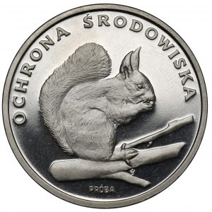 Próba NIKIEL 500 złotych 1985 Wiewiórka