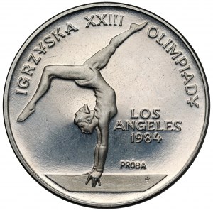 Próba NIKIEL 500 złotych 1983 Los Angeles