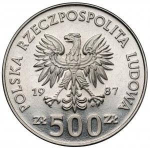 Próba NIKIEL 500 złotych 1987 Olimpiada Seul