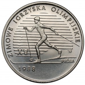 Próba NIKIEL 1.000 złotych 1987 Calgary 1988