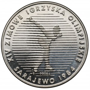 Próba NIKIEL 500 złotych 1983 Sarajewo