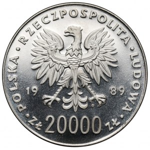 Próba NIKIEL 20.000 złotych 1989 MŚ w Piłce Nożnej Włochy - piłka