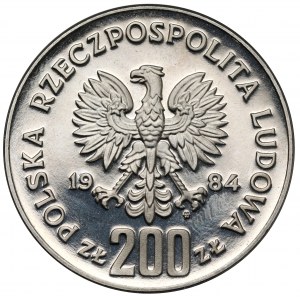 Próba NIKIEL 200 złotych 1984 Los Angeles