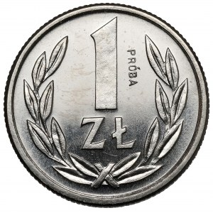 Próba NIKIEL 1 złoty 1989