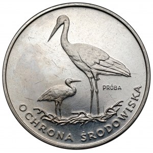 Próba NIKIEL 100 złotych 1982 Bociany
