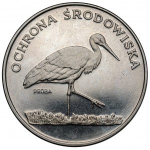Próba NIKIEL 100 złotych 1982 Bocian