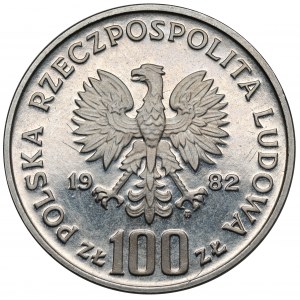 Próba NIKIEL 100 złotych 1982 Bocian