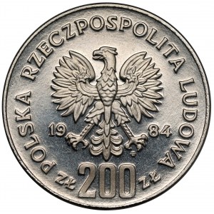 Próba NIKIEL 200 złotych 1984 Sarajewo