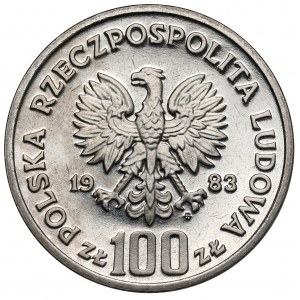 Próba NIKIEL 100 złotych 1983 Niedźwiedź
