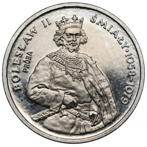 Próba NIKIEL 200 złotych 1981 Bolesław II Śmiały - półpostać