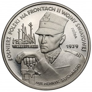 Próba NIKIEL 5.000 złotych 1989 Sucharski / Westerplatte