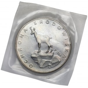 Próba NIKIEL 100 złotych 1979 Kozica na skale - zgrzewka