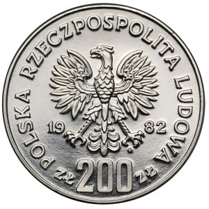 Próba NIKIEL 200 złotych 1982 Bolesław III Krzywousty - popiersie