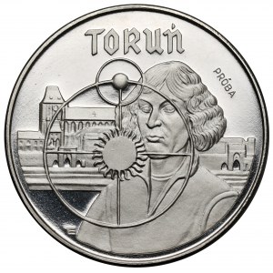 Próba NIKIEL 5.000 złotych 1989 Toruń - Mikołaj Kopernik