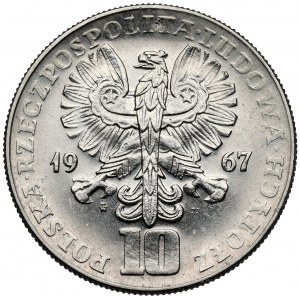 Próba NIKIEL 10 złotych 1967 Rewolucja Październikowa
