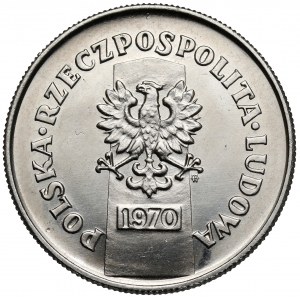 Próba NIKIEL 10 złotych 1970 Powrót do Macierzy