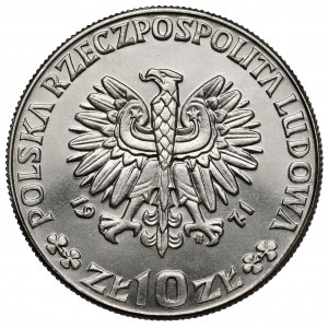 Próba NIKIEL 10 złotych 1971 FAO - Chleb dla świata