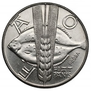 Próba NIKIEL 10 złotych 1971 FAO - Ryba