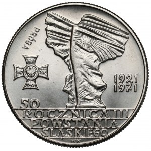 Próba NIKIEL 10 złotych 1971 Powstanie Śląskie - pomnik