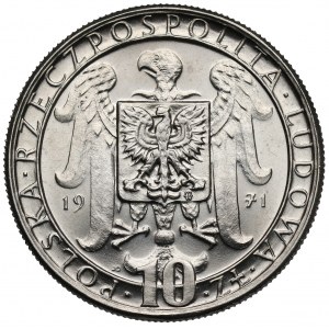 Próba NIKIEL 10 złotych 1971 Powstanie Śląskie - Medal