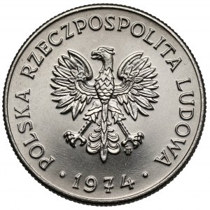 Próba NIKIEL 10 złotych 1974 Sienkiewicz
