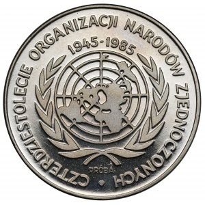 Próba NIKIEL 500 złotych 1985, 40 Lat ONZ