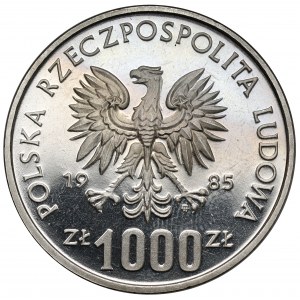Próba NIKIEL 1.000 złotych 1985 Centrum Zdrowia Matki Polki