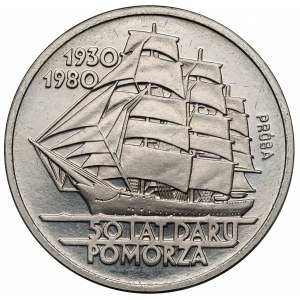 Próba NIKIEL 100 złotych 1980 Dar Pomorza