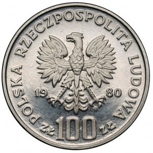 Próba NIKIEL 100 złotych 1980 Dar Pomorza