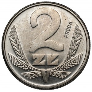 Próba NIKIEL 2 złote 1986