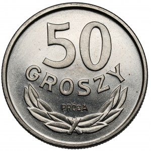 Próba NIKIEL 50 groszy 1986