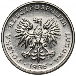 Próba NIKIEL 50 groszy 1986
