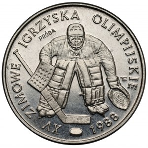 Próba NIKIEL 500 złotych 1987 Olimpiada Calgary