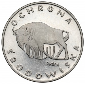 Próba NIKIEL 100 złotych 1977 Żubr