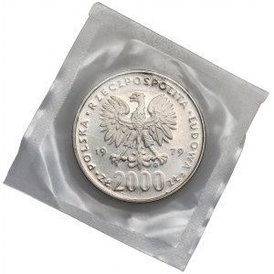 Próba NIKIEL 2.000 zł 1979 Kopernik - zgrzewka