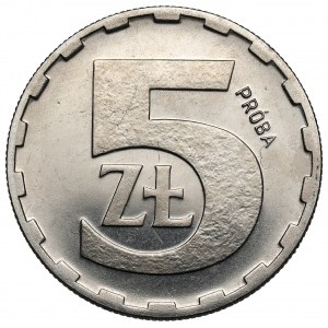 Próba NIKIEL 5 złotych 1979
