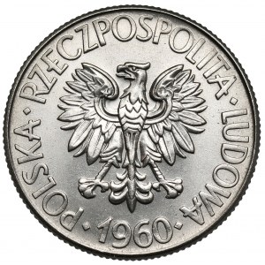 Próba NIKIEL 10 złotych 1960 Kościuszko - popiersie