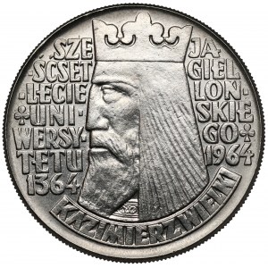 Próba NIKIEL 10 złotych 1964 Kazimierz Wlk. - wypukły