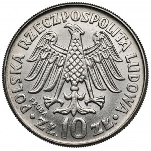 Próba NIKIEL 10 złotych 1964 Kazimierz Wlk. - wypukły