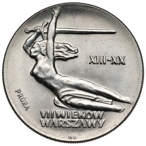 Próba NIKIEL 10 złotych 1965, VII wieków Warszawy - Nike