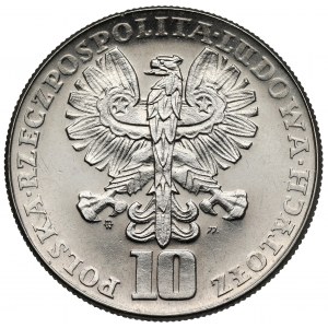Próba NIKIEL 10 złotych 1967 Skłodowska-Curie - w lewo