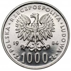 Próba NIKIEL 1.000 złotych 1984 Wincenty Witos