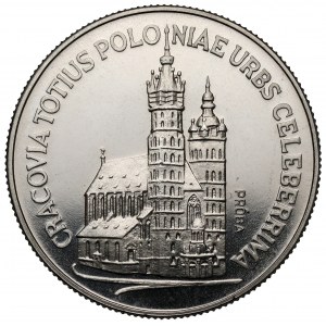 Próba NIKIEL 20 złotych 1981 Kościół Mariacki w Krakowie