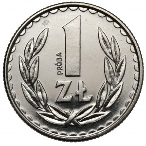 Próba NIKIEL 1 złoty 1986