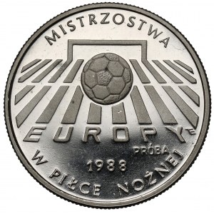 Próba NIKIEL 200 złotych 1987 Mistrzostwa Europy w piłce nożnej