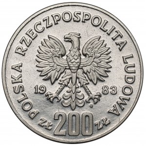Próba NIKIEL 200 złotych 1983 Jan III Sobieski