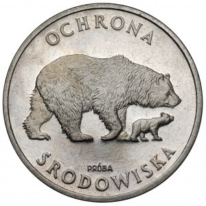 Próba NIKIEL 100 złotych 1983 Niedźwiedzie