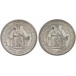 Próba CuNi 10 złotych 1964 Kazimierz Wielki - z i BEZ napisu PRÓBA (2szt)