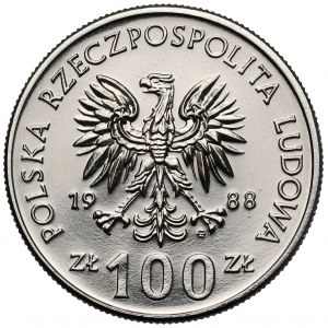 Próba NIKIEL 100 złotych 1988 Powstanie Wielkopolskie