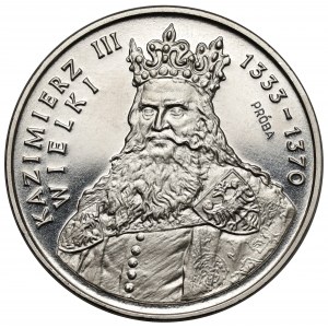 Próba NIKIEL 500 złotych 1987 Kazimierz III Wielki